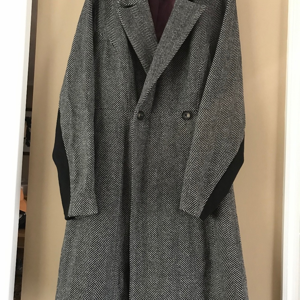 Torrid Wool Blend Herringbone Fit & Flare Coat size 3
